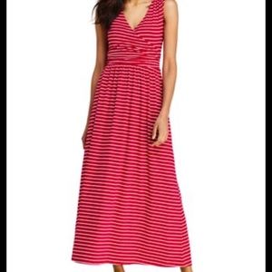 Lands End Striped Maxi